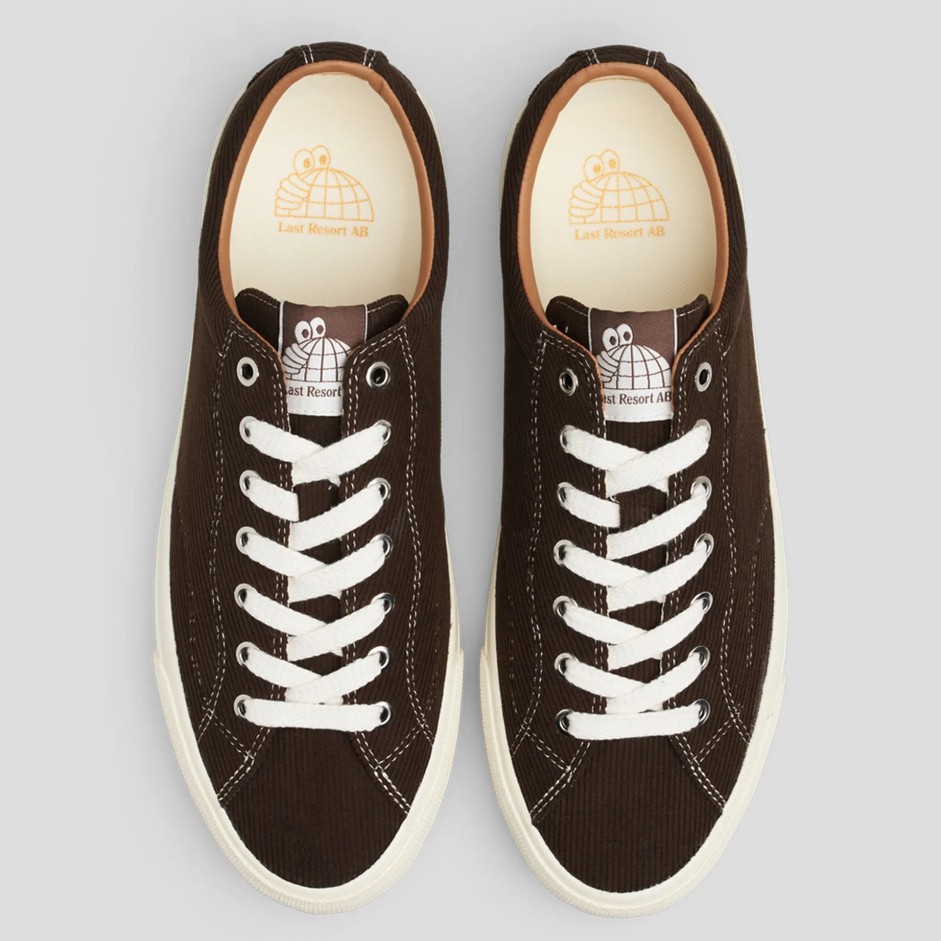 Last Resort AB VM003 Cord - Dark Brown / White