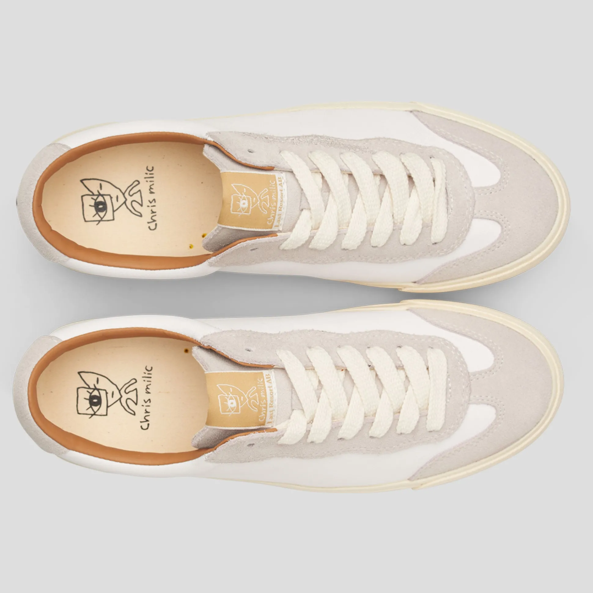 Last Resort AB VM004 Milic Leather / Suede - Duo White / White