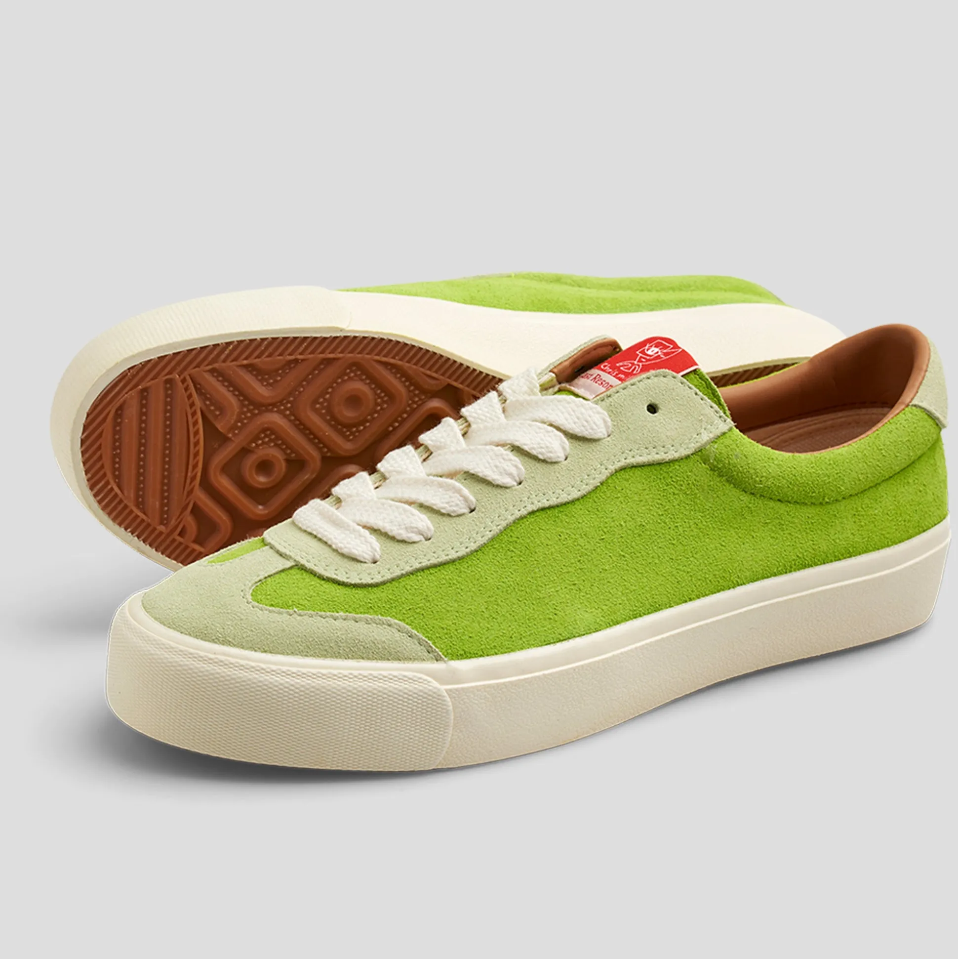 LAST RESORT AB "VM004 MILIC SUEDE LO" SHOE DUO GREEN/WHITE