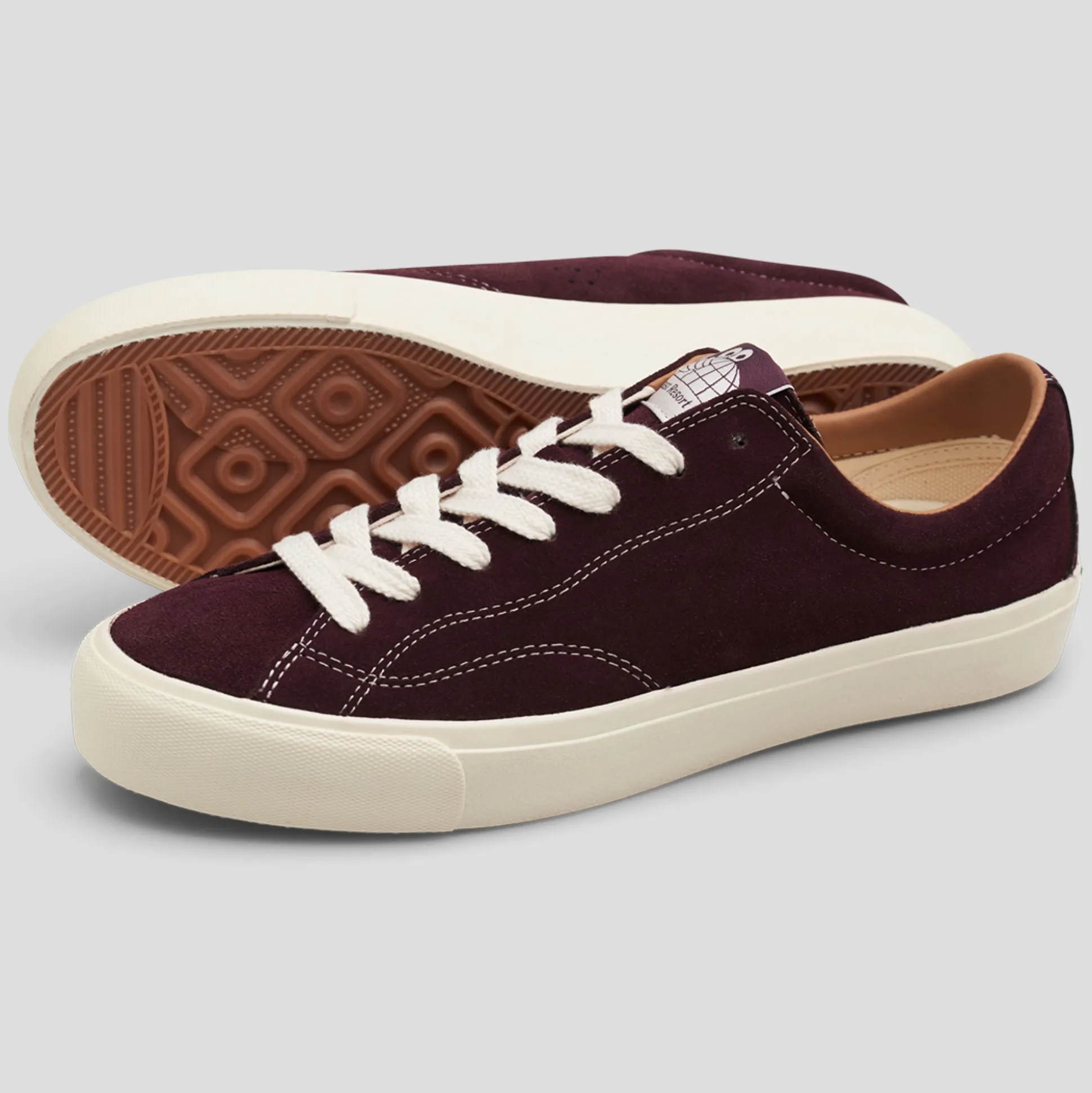 Last Resort AB VM003 Suede - Fig Red / White