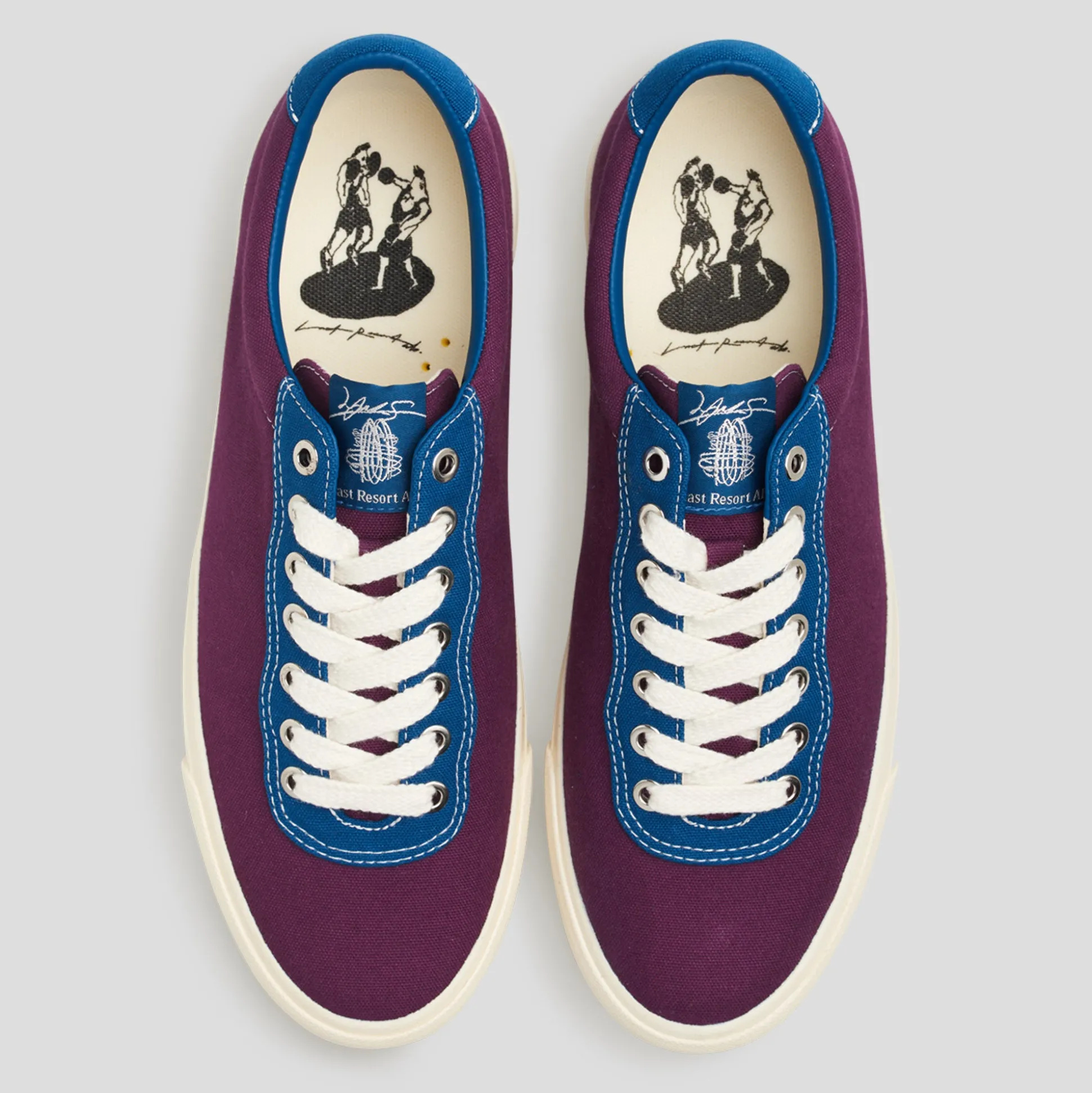 Last Resort AB VM001-Lo Canvas - Plum / Dirty Blue