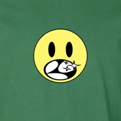 Limosine Happy Face Long-sleeve Tee - Green