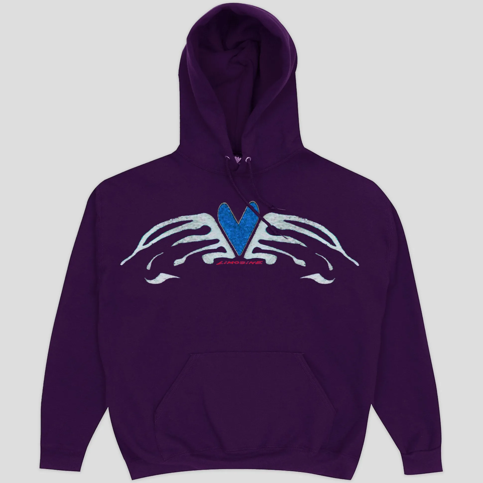 Limosine Hear Wings Hood - Dark Purple