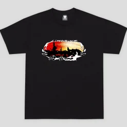 Limosine Ring Wave Tee - Black