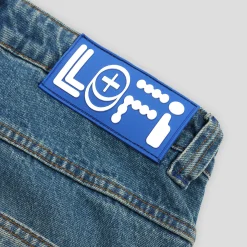 Lo-Fi Activate Pants - Heavy Distressed Indigo