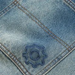 Lo-Fi Activate Pants - Heavy Distressed Indigo