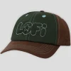 Lo-Fi Ideas 6 Panel Cap - Walnut / Seaweed