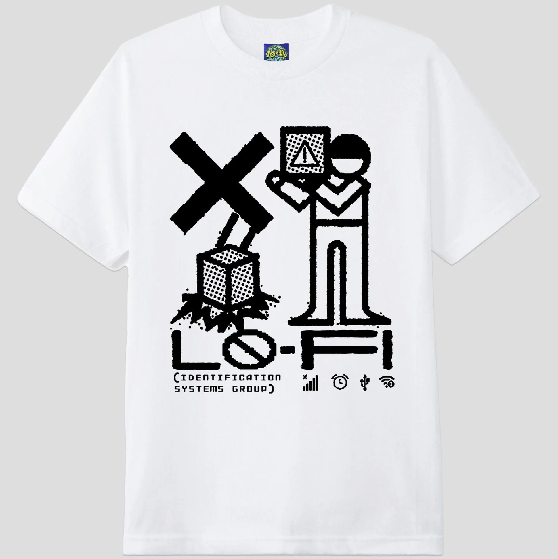 Lo-Fi Identification Tee - White