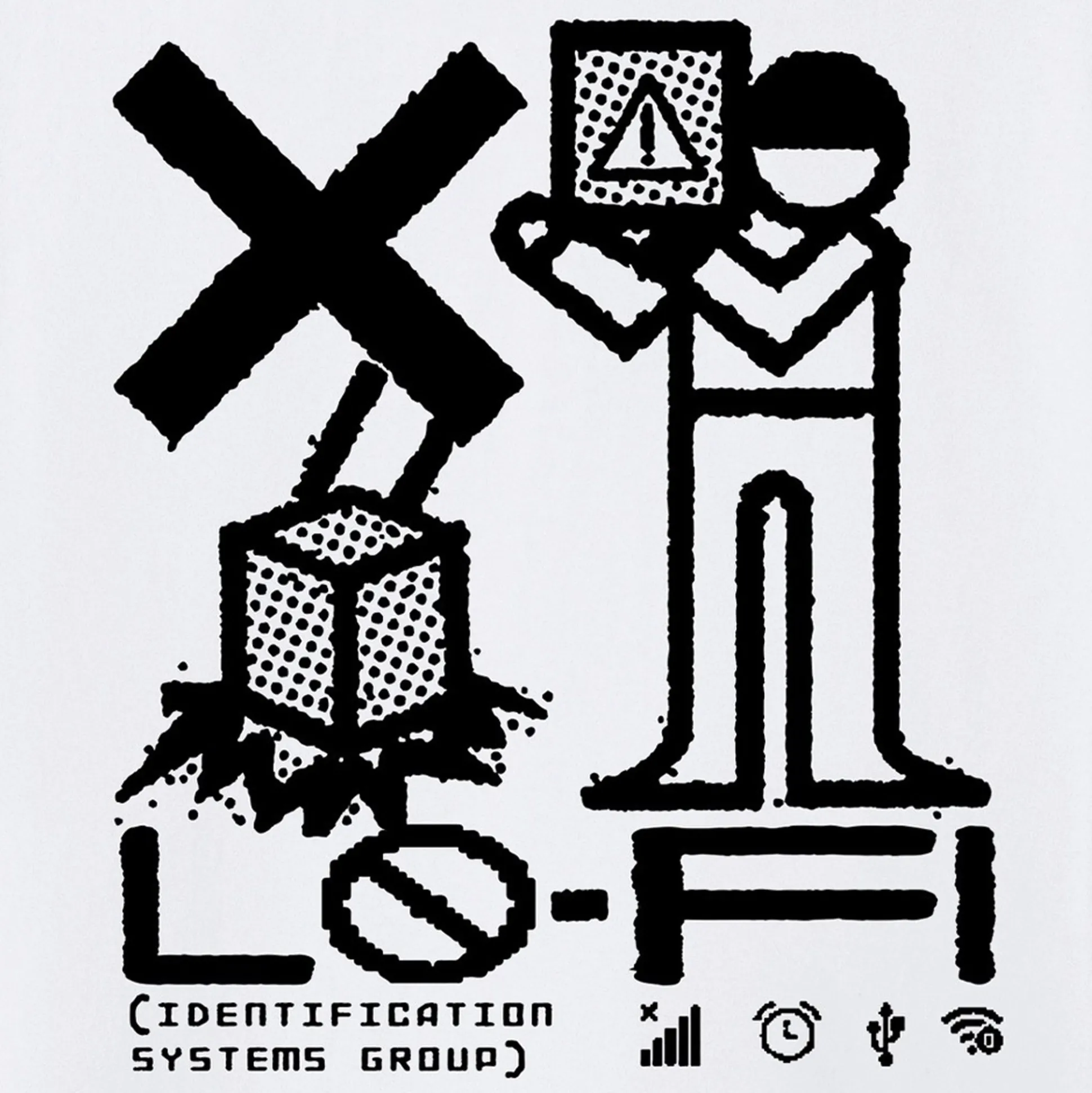 Lo-Fi Identification Tee - White