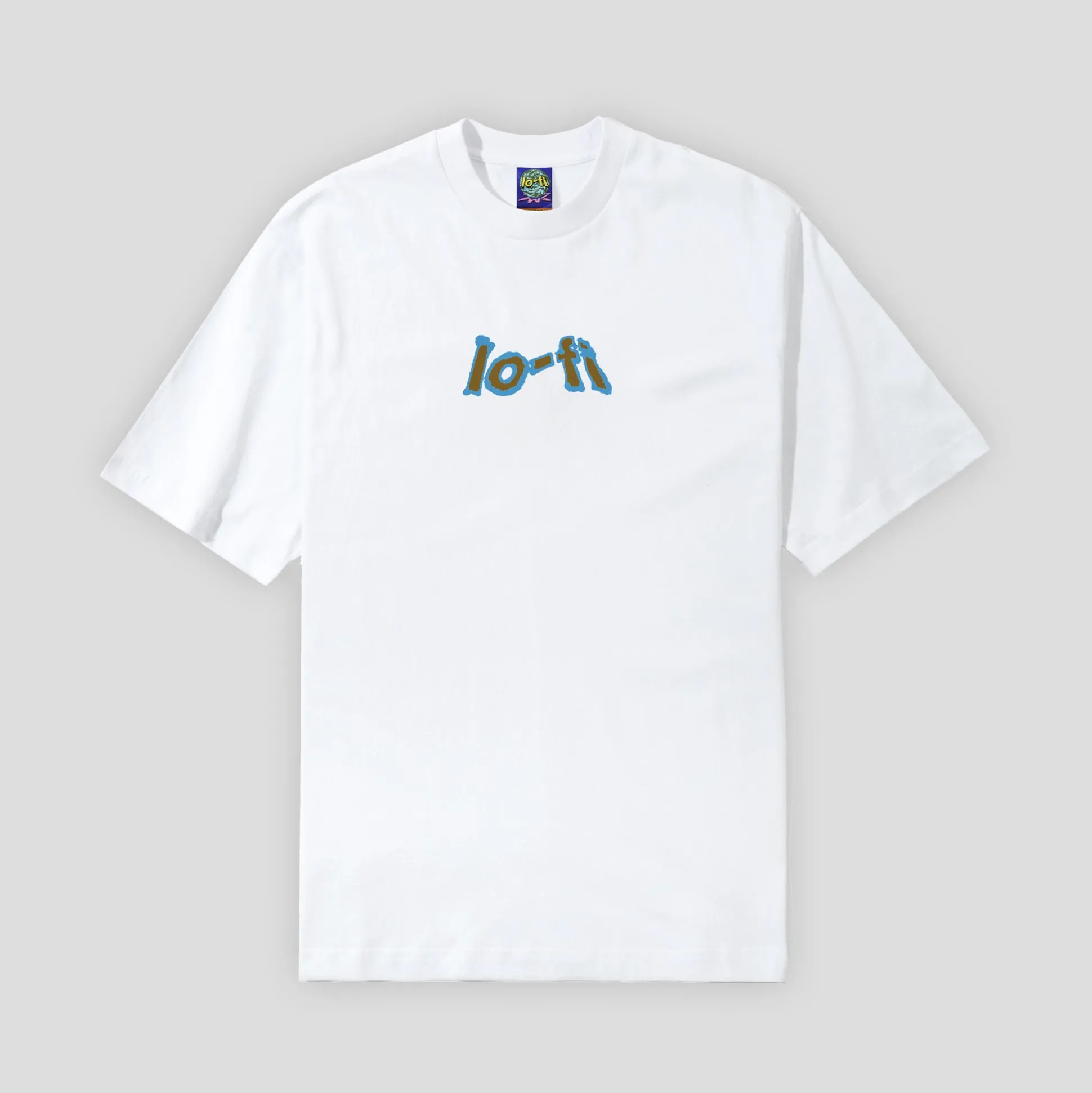 Lo-Fi Melt Logo Tee - White