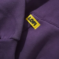 Lo-Fi Pigment Dye Hood - Eggplant