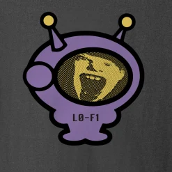 Lo-Fi Rage Tee - Charcoal