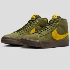 Nike SB & Anti Hero Zoom Blazer GT Mid Pro - Rough Green / Amarillo