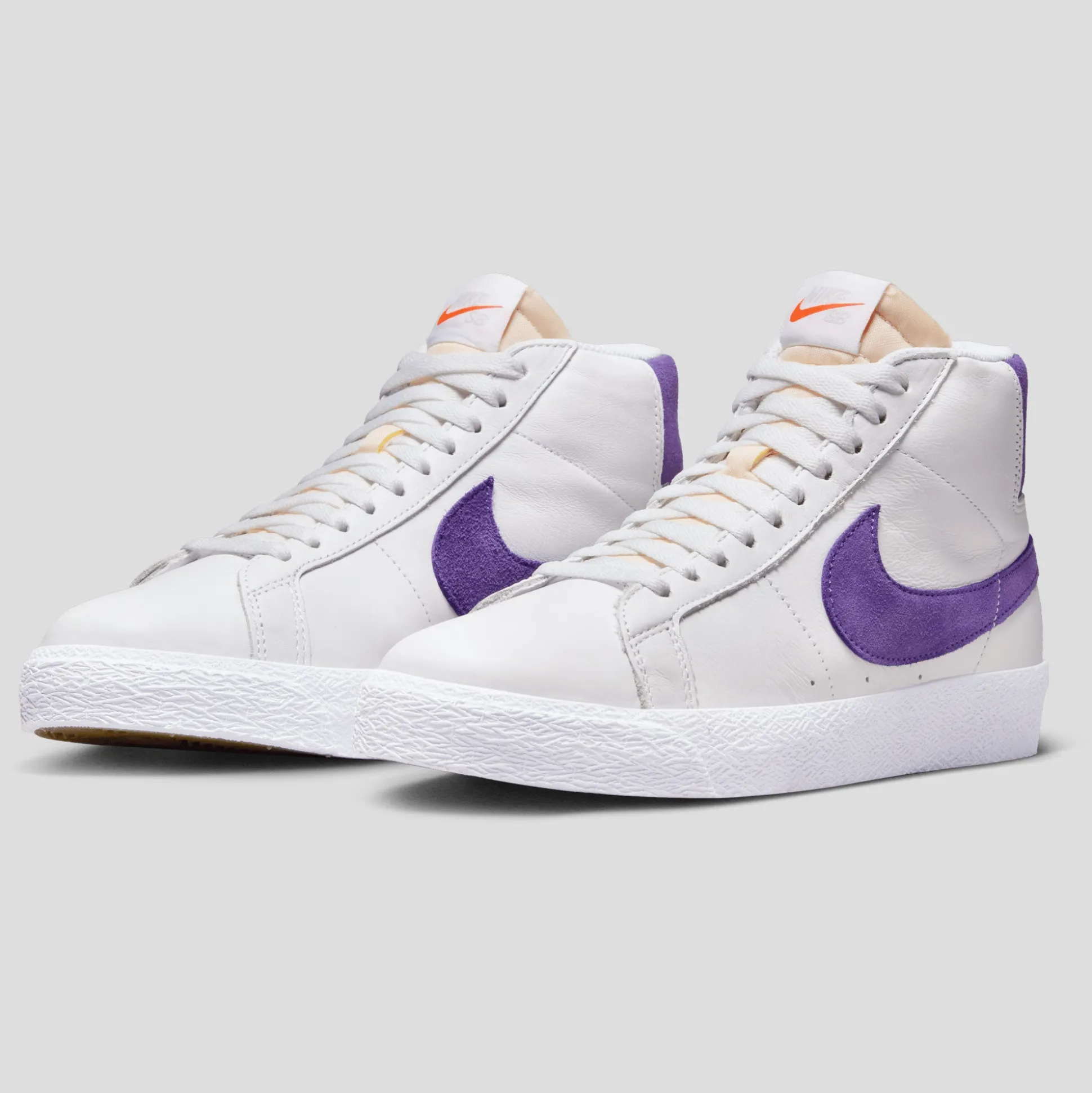 Nike SB Zoom Blazer Mid Iso - White / Court Purple