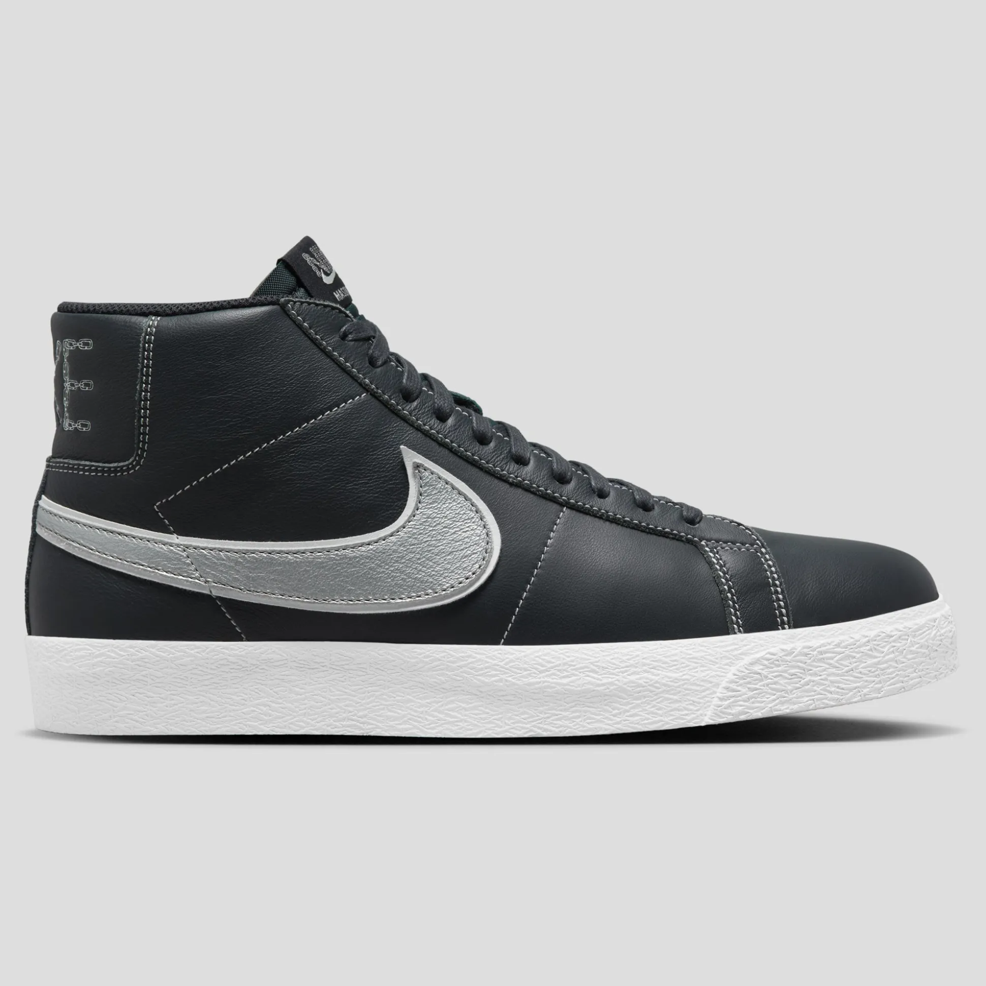 Nike SB Zoom Blazer Mid Mason Silva - Dark Obsidian / Metallic Silver