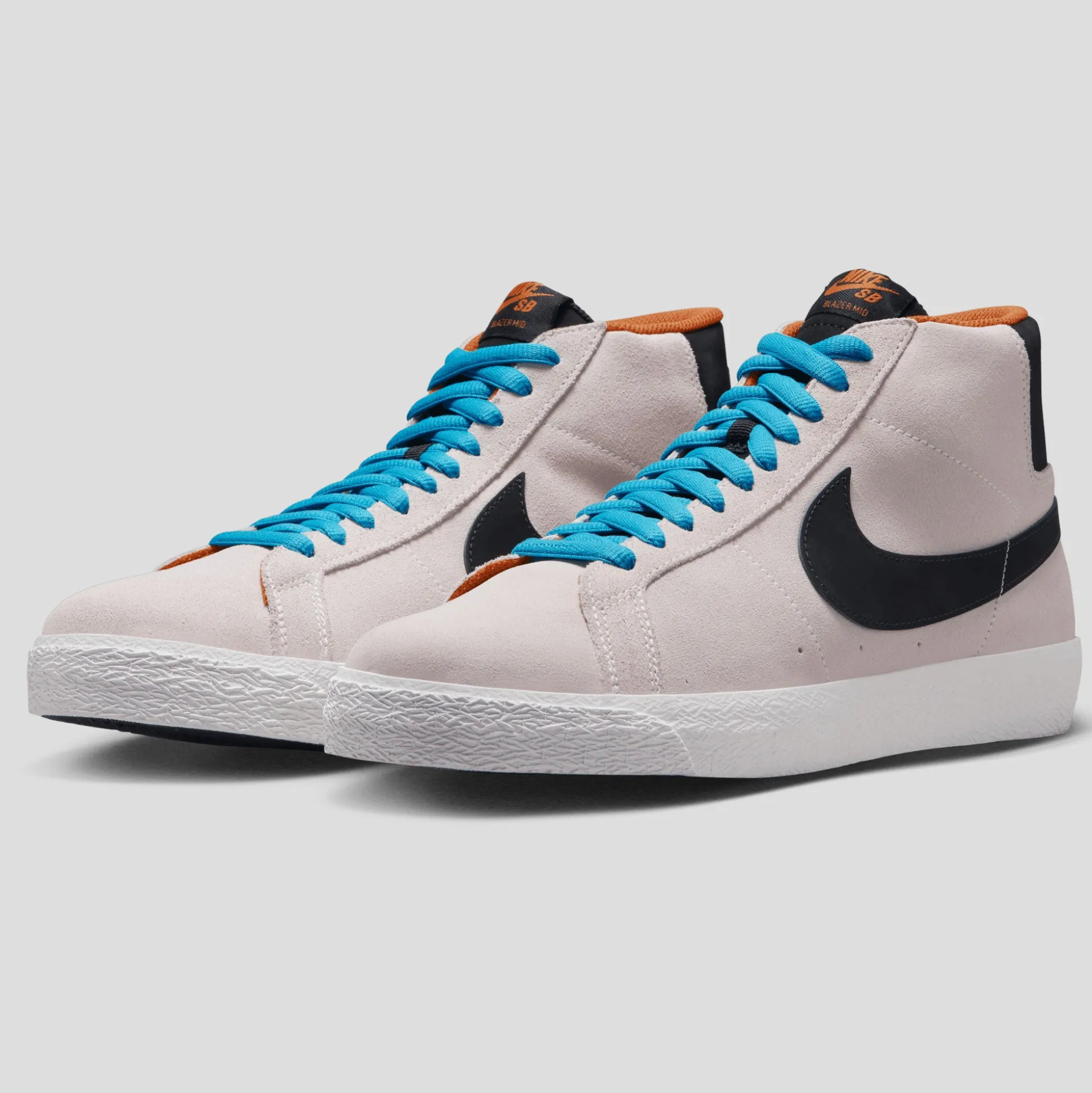 Nike SB Zoom Blazer Mid Olympic Safari - Phantom / Chlorine Blue-Black