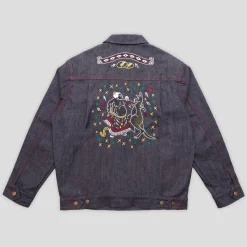 Pass~Port & Evisen Selvedge Denim Workers Club Jacket - Raw Denim