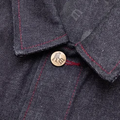 Pass~Port & Evisen Selvedge Denim Workers Club Jacket - Raw Denim
