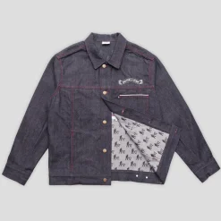 Pass~Port & Evisen Selvedge Denim Workers Club Jacket - Raw Denim