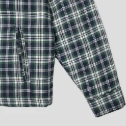 Pass~Port Antler Zip Flannel Jacket - Navy / Green