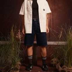 Pass~Port Australian Manufactured Short Sleeve Work Shirt - Natural