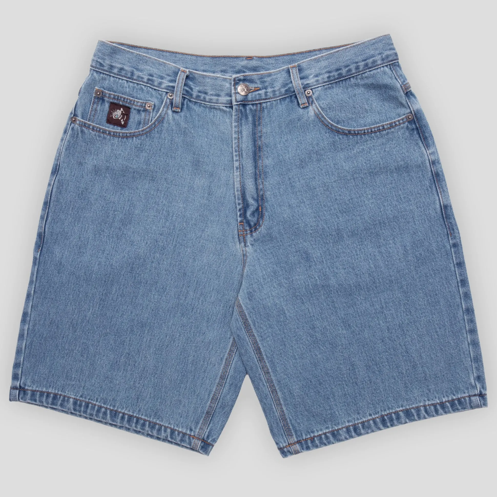Pass~Port Australian Manufactured Denim Short - Light Indigo