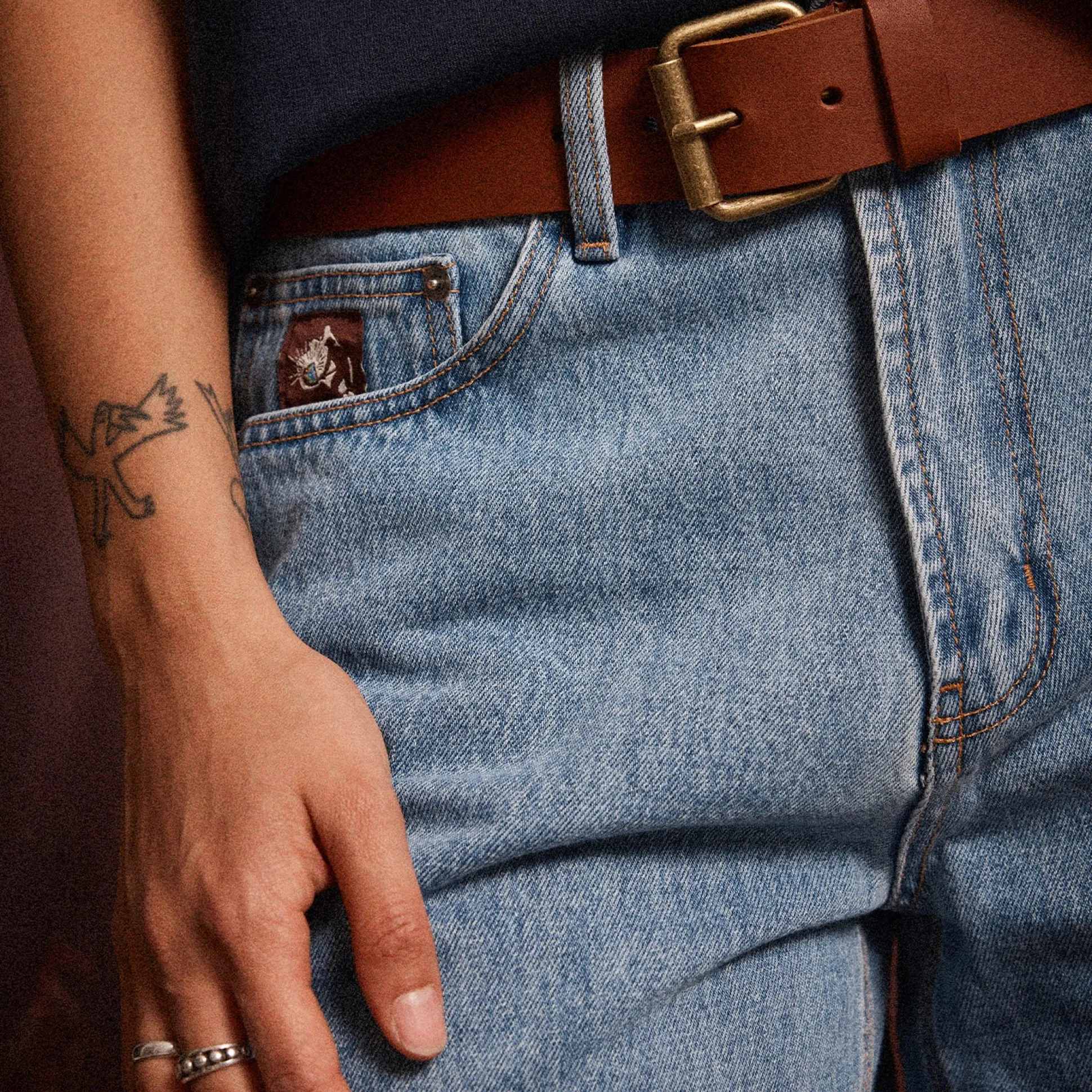 Pass~Port Australian Manufactured Denim Short - Light Indigo