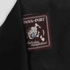 Pass~Port Australian Manufactured Travel Tote Bag - Black