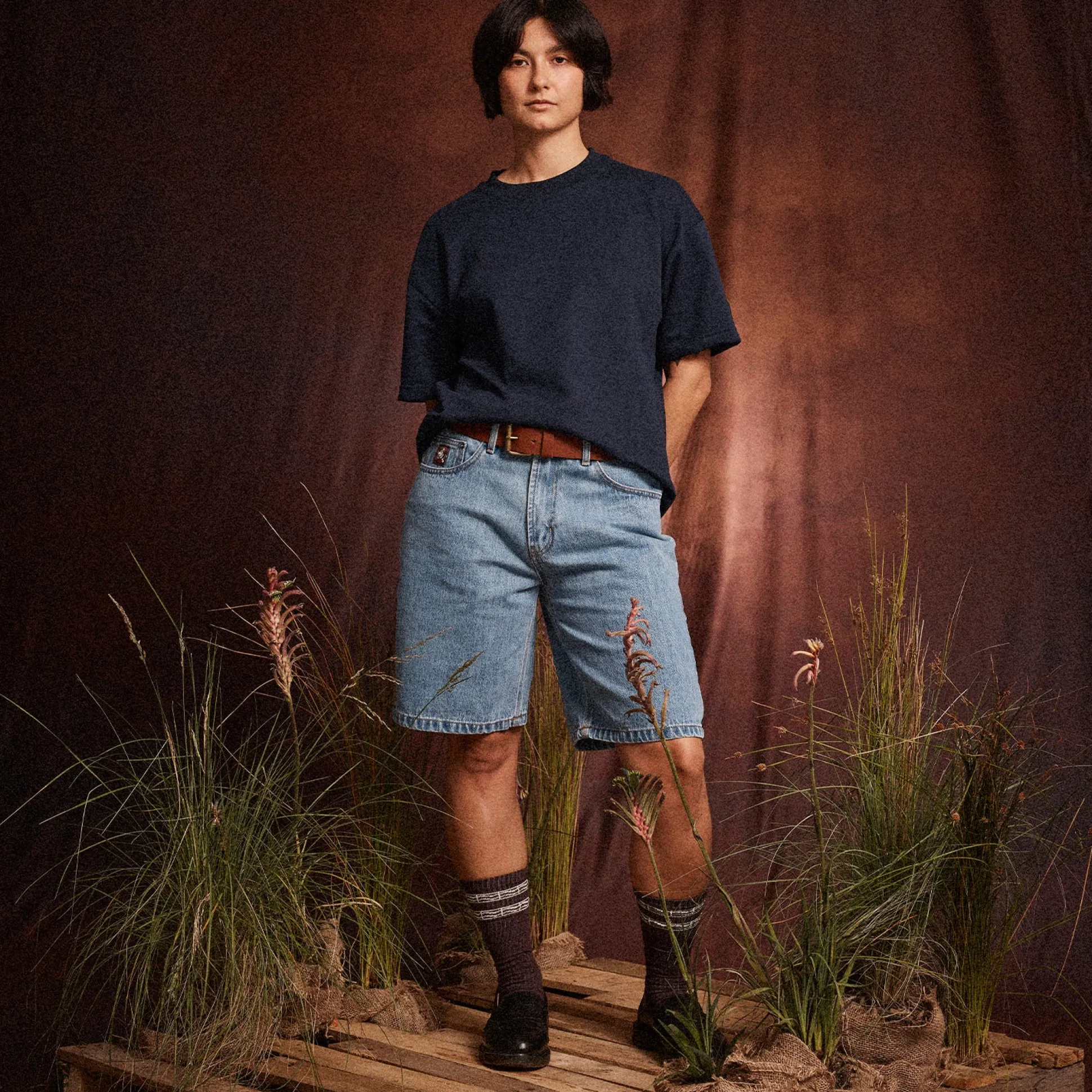 Pass~Port Australian Manufactured Tee - Navy