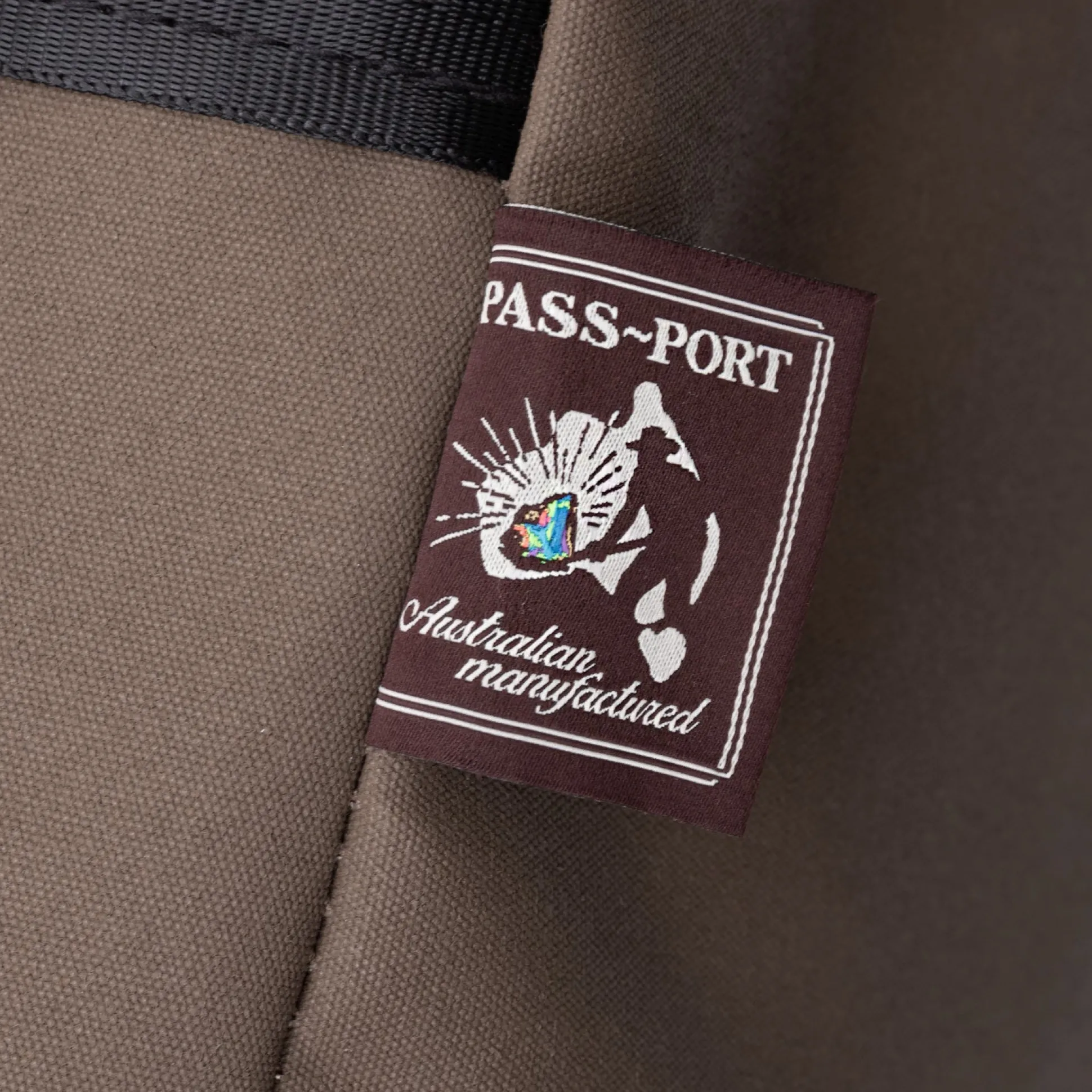 Pass~Port Australian Manufactured Duffle Bag - Brown