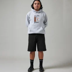 Pass~Port Blended Recycled Cotton Workers Club Jean Short - Washed Bla