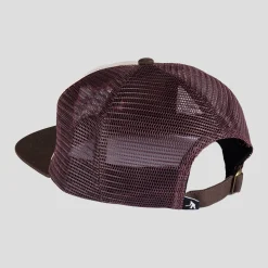 Pass~Port Brush Fire Workers Trucker Cap - Chocolate / Off White