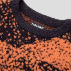 Pass~Port Cave~in Mohair Sweater - Black / Bronze