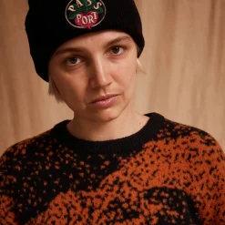 Pass~Port Cave~in Mohair Sweater - Black / Bronze