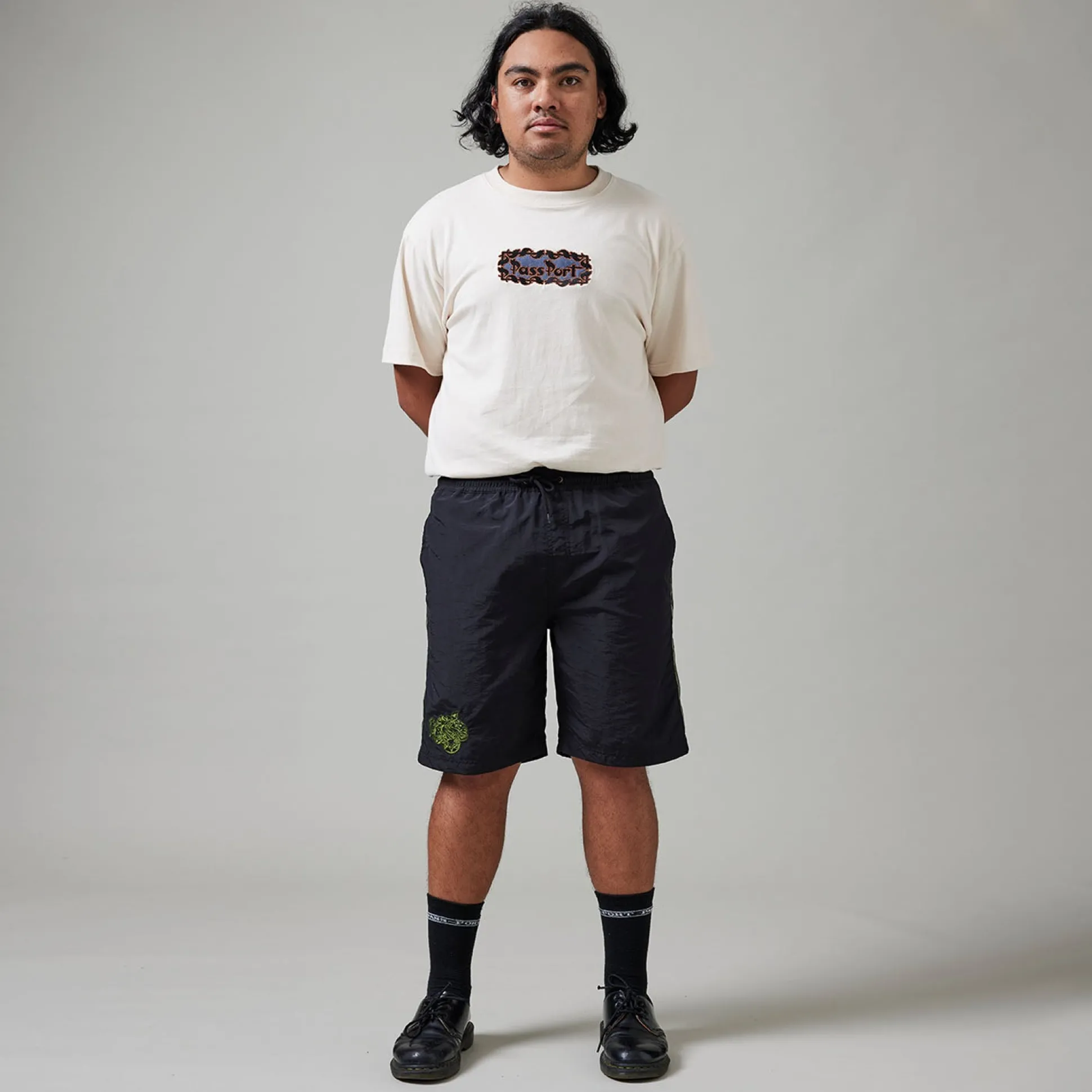 Pass~Port Coiled RPET Casual Short - Black