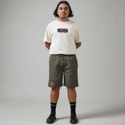 Pass~Port Coiled RPET Casual Short - Olive Green