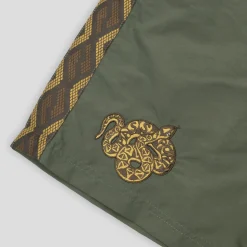 Pass~Port Coiled RPET Casual Short - Olive Green