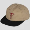 Pass~Port Corkscrew 5 Panel Cap - Sand / Black