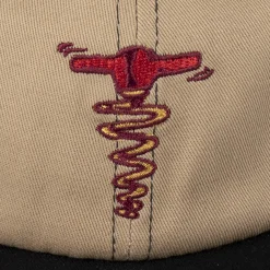Pass~Port Corkscrew 5 Panel Cap - Sand / Black