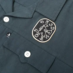 Pass~Port Cowpoke Casual Shirt - Dark Teal