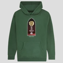 Pass~Port Crystal Olives Hoodie - Forest Green
