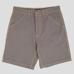 PASS~PORT "DIGGERS CLUB" SHORTS ASH - CONTRAST STITCH