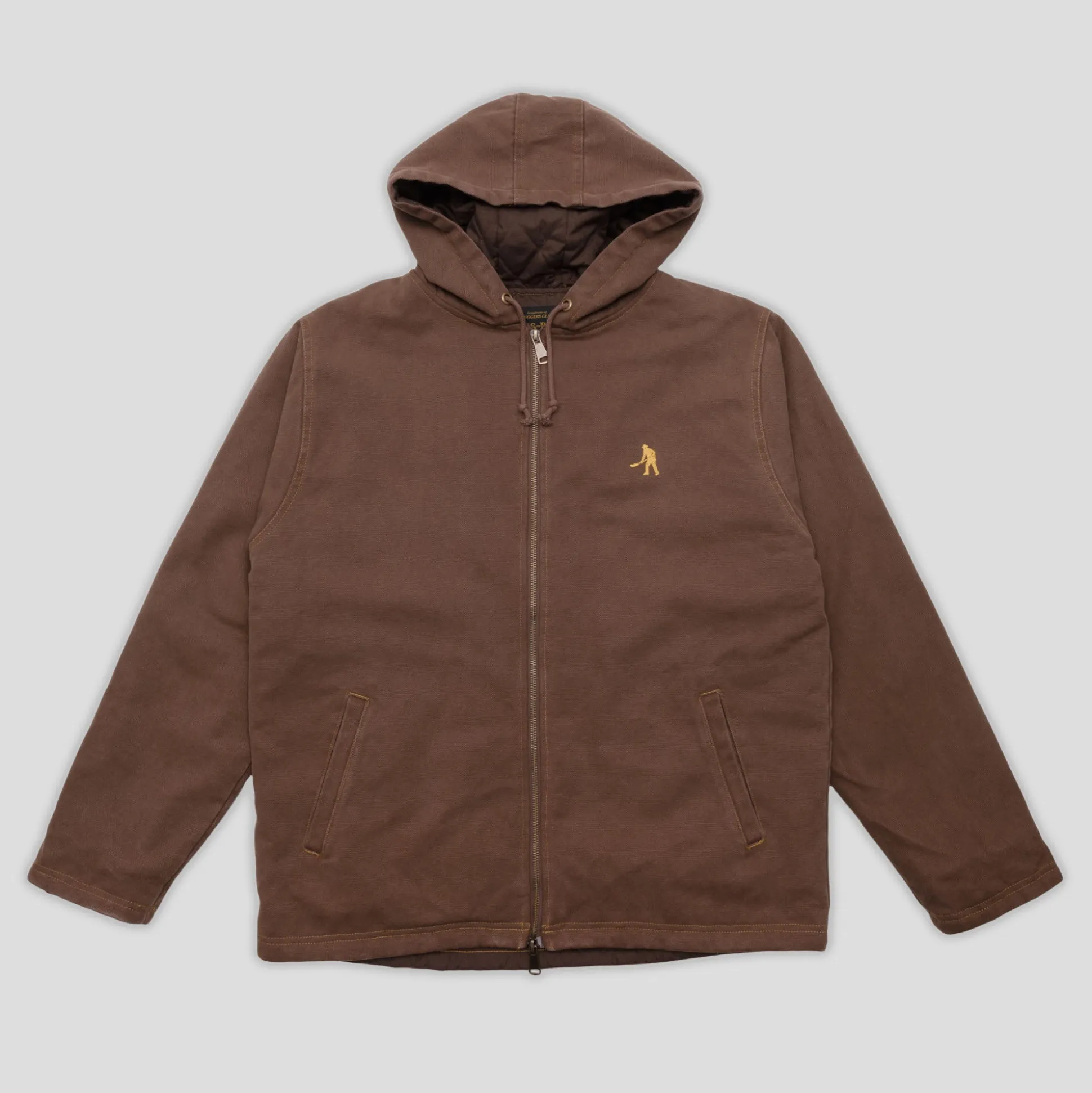 Pass~Port Diggers Club Zip Hoodie - Mud