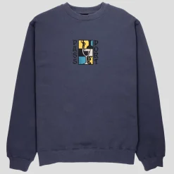 Pass~Port Dine Em' Sweater - Dusty Blue