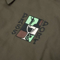 Pass~Port Dine Em' Workers Jacket - Olive