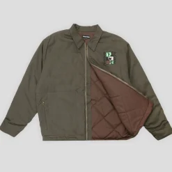 Pass~Port Dine Em' Workers Jacket - Olive