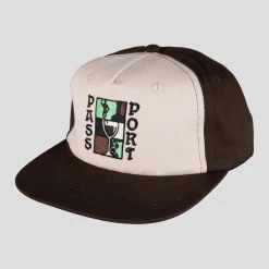 Pass~Port Dine Em' Workers Cap - Chocolate / Off White