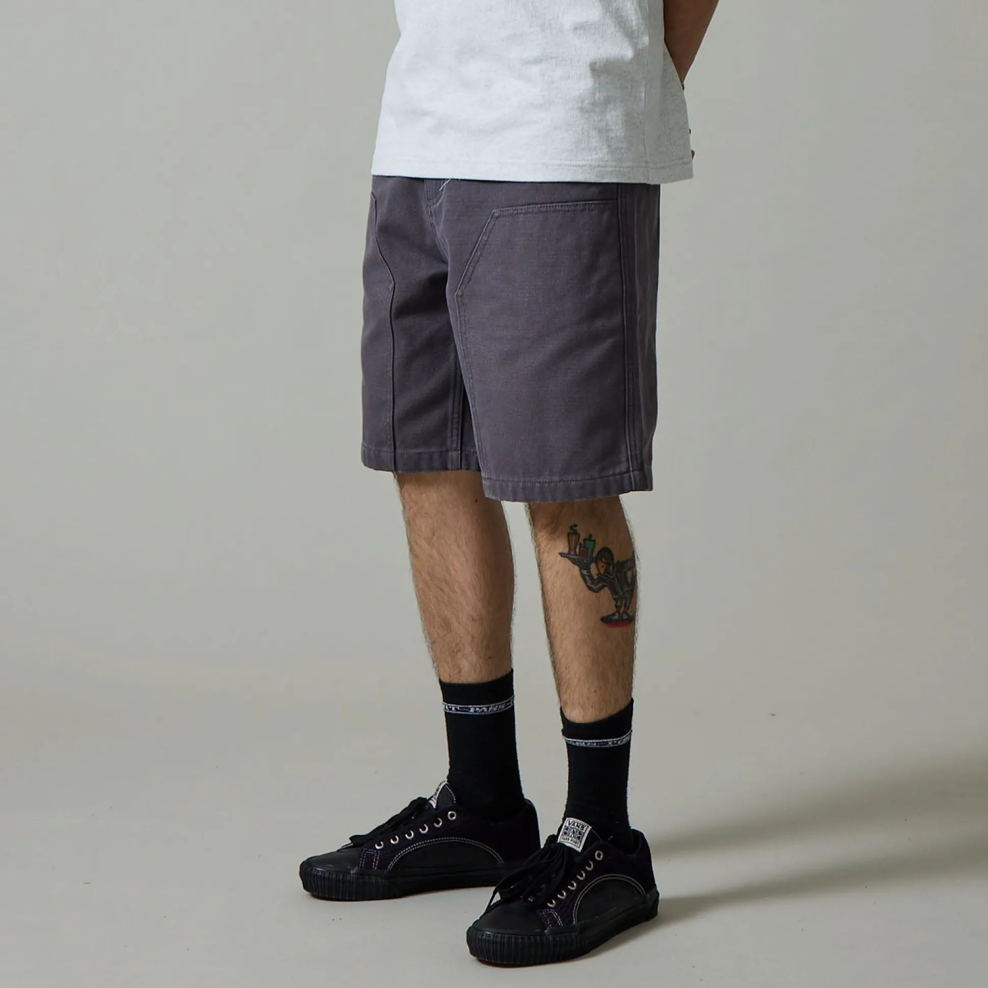 Pass~Port Double Knee Diggers Club Short - Charcoal