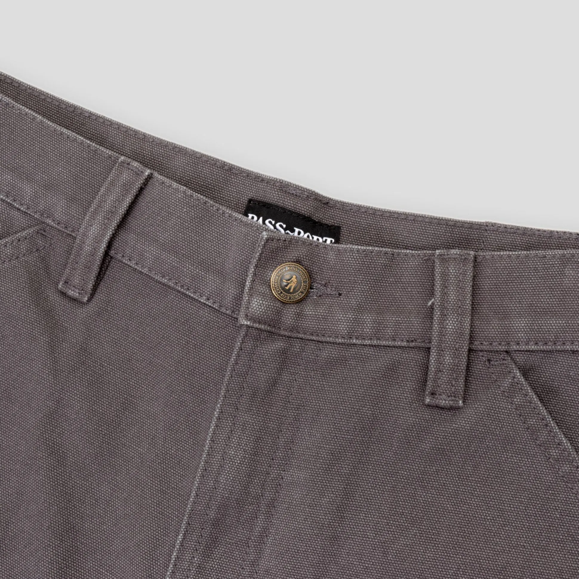 Pass~Port Double Knee Diggers Club Short - Charcoal