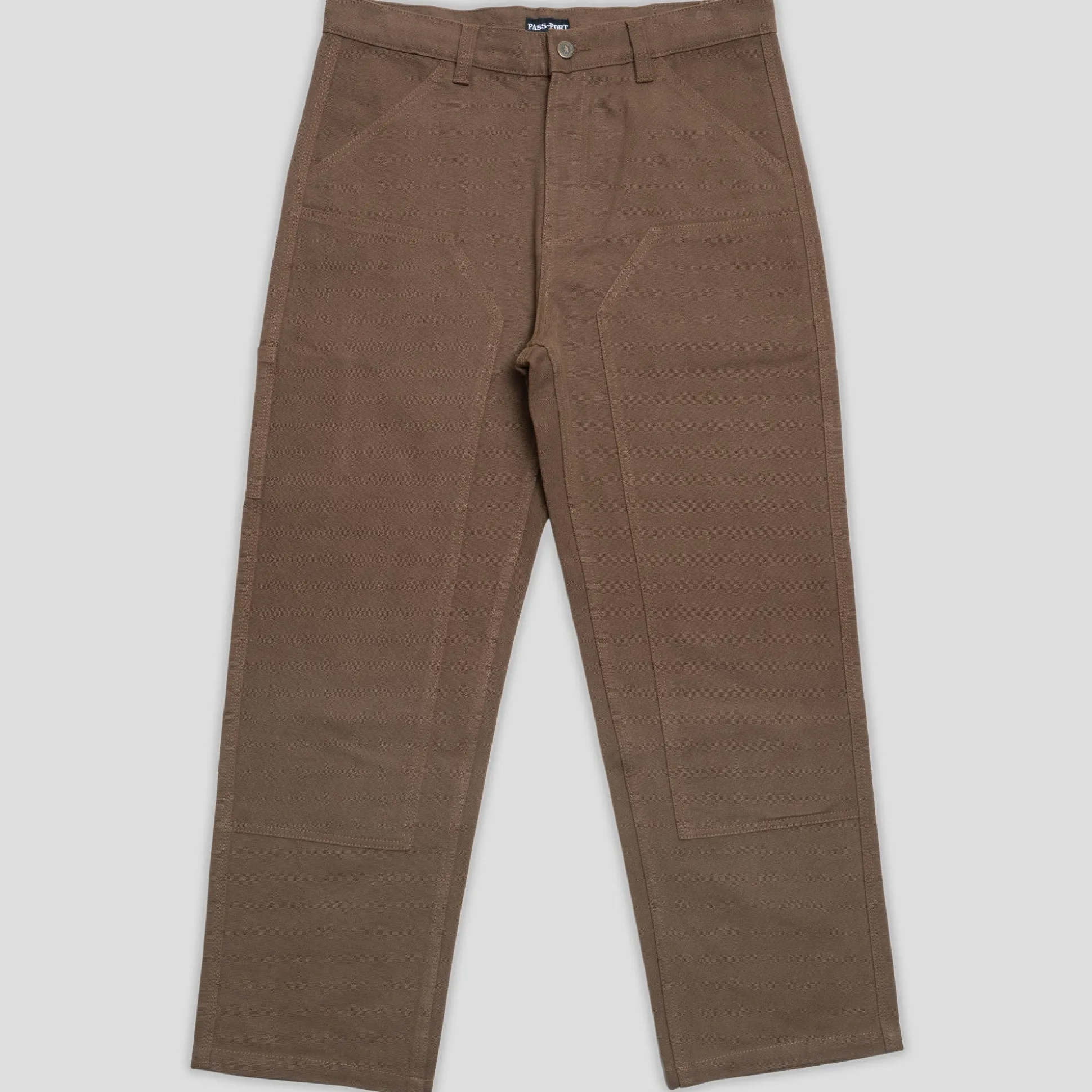 Pass~Port Double Knee Diggers Club Pant - Washed Brown